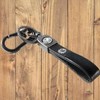 KNIGHT S STORE Premium Leather & Metal Keychain – Fits