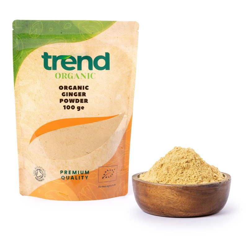 Trend Organic Ginger Powder, 100g - Aromatic Bliss Ideal for