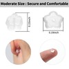 Rubber Earring Backs Soft Clear Earring Backings for Studs Hypoallergenic
