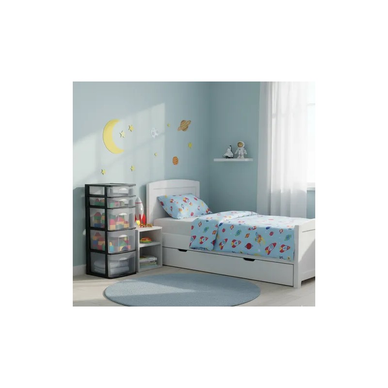 Cajonera De Plástico Italhome Fox 5 Organizador Multiusos