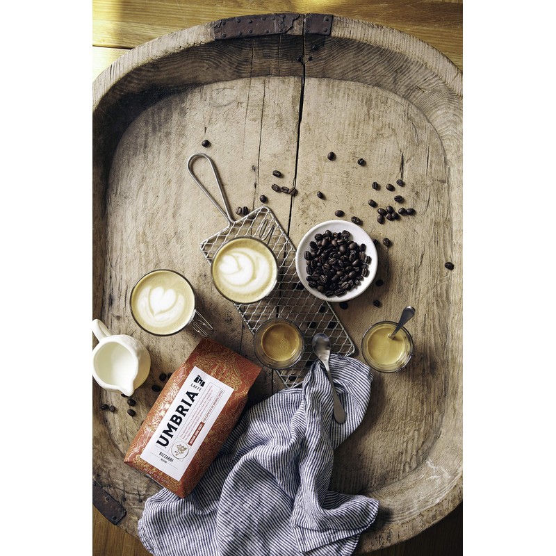 Caffe Umbria Fresh Seattle Whole Bean Roasted Coffee, Mezzanotte Decaf