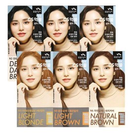 CS [꽃을든남자] 뉴 씨에스 CS 먹물 칼라 크림 택1 [N5 진한갈색] [Flower Holding Man] New CS Ink Color Cream Choose 1 [N5 Dark Brown]