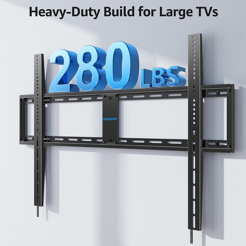 MOUNTUP Fixed TV Wall Mount for Most 55-120" TVs, Heavy
