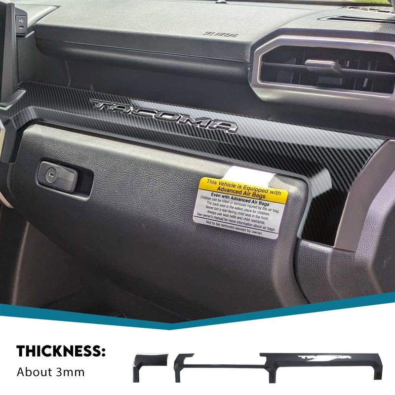 INTGET for 2026 Toyota Tacoma Accessories 2024 2025 Dashboard Panel