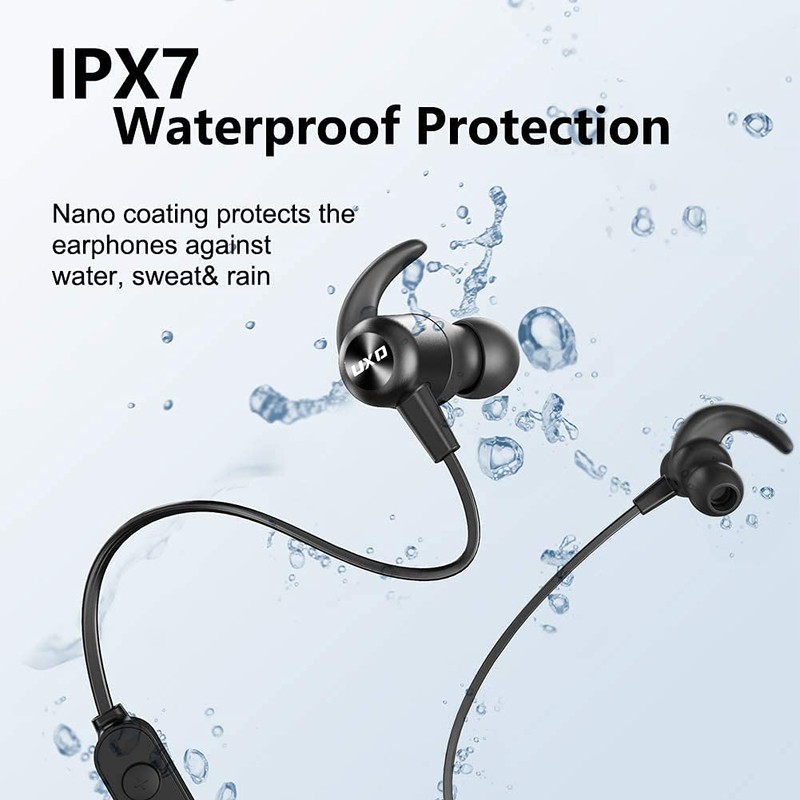 UXD Bluetooth Headphones, Upgraded Wireless Headphones with CVC8.0 Mic, 20Hrs