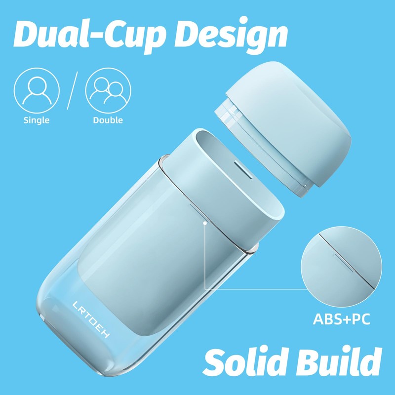 Travel Toothbrush Case, Mini Wash Cup with Foldable Toothbrush