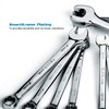 Capri Tools 15 mm Combination Wrench, 12 Point, Metric, Chrome