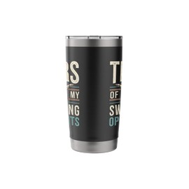 Tears of My Swimming Opponents Swimmer Funny Retro Style Stainless Steel Insulated Tumbler