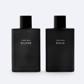 Zara Man Gold + Silver Cologne for Men Fragrance Set EDT Eau De Toilette 2x 90 ML (3.04 FL OZ)