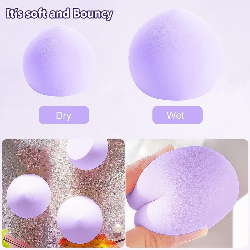 DOKLY Makeup Sponge Set – 4 PCS Beauty Blender Sponge,