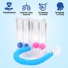 Rierousy Breath Trainer, Lung Trainer, Breathing Trainer with 4 Colourful