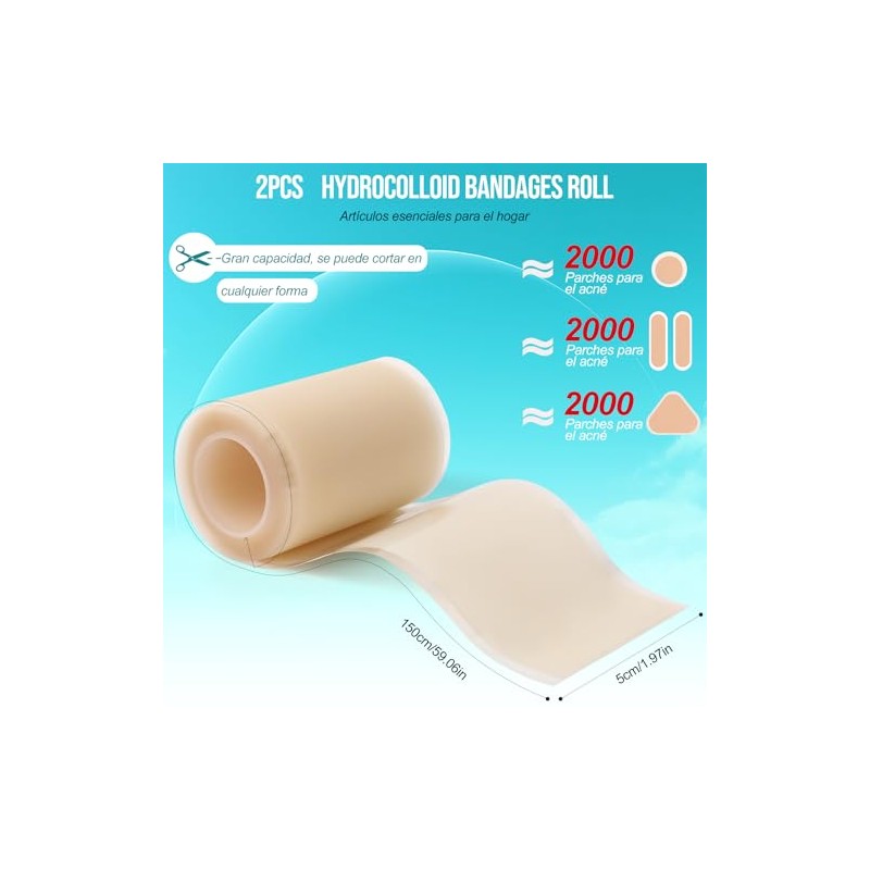 Hydrocolloid Roll, Para el Cuidado de Heridas, Hydrocolloid Bandages Roll,