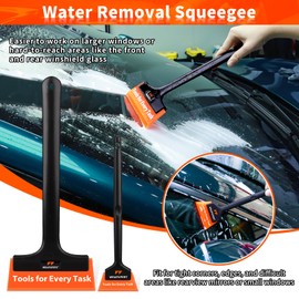 WRAPXPERT Window Tint Tools Kit for Windshield/Quarter/Rear Window Film Install and Clean, 12PCS Set Includes Window Tint Squeegee, PPF Squeegee, Utility Knives, Metal Trimming Scraper, Gloves