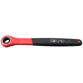 AB Tools-Laser 13mm Metric VDE Insulated Ratchet Ring Spanner for Hybrid Electric Vehicles