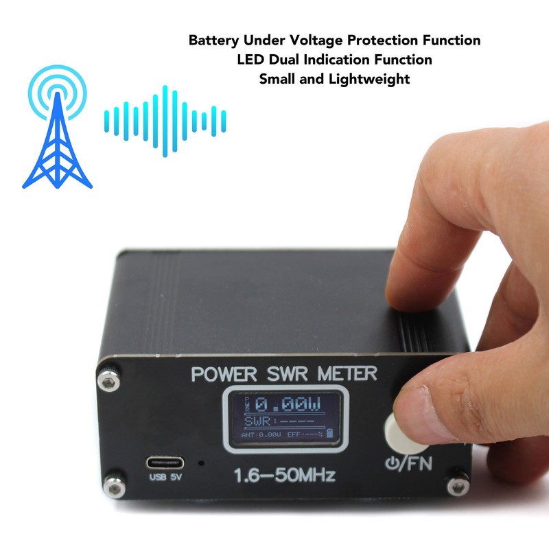 SWR Meter 150W HF Standing Wave Ratio Meter MF AM