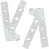 2 PCS Stainless Steel 360 Degree Rotatable Hidden Pivot Hinges