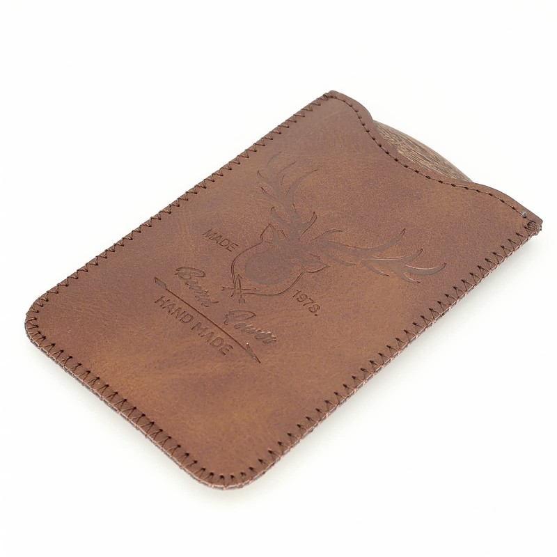 Menesia Sandalwood Beard Comb with Case - Fine & Coarse