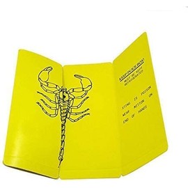 MOMOMAGE Dried Scorpion Surprise Magic Tricks Rattling Scorpion Greetings Card Magic Close up Party Gimmick Props Shock Funny