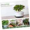 Gatuida 10pcs Thickened Plastic Plant Saucer Trays Round Flower Pot