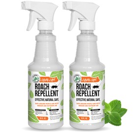 Mighty Mint Peppermint Oil Roach Repellent Spray – Natural Cockroach Killer for Indoor & Outdoor Use – Plant-Based Insect & Pest Control – 16 oz (Pack of 2)