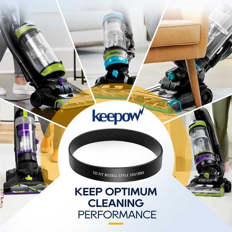 KEEPOW Vacuum Belt for Bissell PowerForce Helix Turbo Vacuum Cleaner