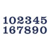 XIAXIN Waterproof PVC Number Sticker Set Weatherproof Waterproof Number Stickers