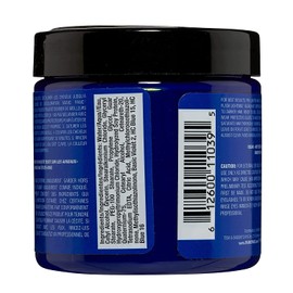 MANIC PANIC MANIC PANIC Classic Rockabilly Blue Semi Permanent Hair Color - True Neutral Blue Hair Dye for Women & Men That Lasts 4-6 Weeks - Vegan, Ammonia & Cruelty-Free - Create & Mix Custom Shades (4oz / 3pk)