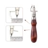 GeKLok Leather Groover Tools, 7 In 1Adjustable Sewing Stitching Beginner
