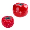 DOITOOL 2PCS 60 Minute Kitchen Timer Cute Tomato Shape -