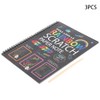 Scratch Paper Note 3Pcs Juego de Notas Multicolor Libros Libros