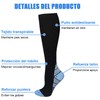 4 Pares de Calcetines de Compresión Mujer y Hombre, Medias