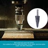 1/4in Shank Spiral Groove Step Drill Bit M35 Cobalt 4
