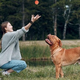Handgelenk Return Ball mit Schnur, 6 cm Springball, Stressabbau Gummiball, Fingerübung Returnball