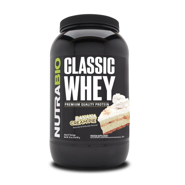NutraBio NutraBio Classic Whey Protein Powder- 25G Protein Per Scoop