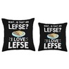 Lefse Norwegian Bread Recipe Maker Flatbread Rolling Throw Pillow
