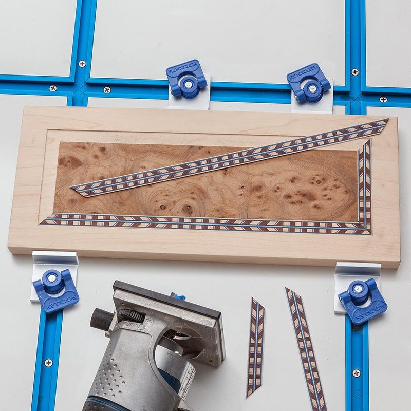 Rockler T Track Stop Kit (4 Pack) - Aluminum T