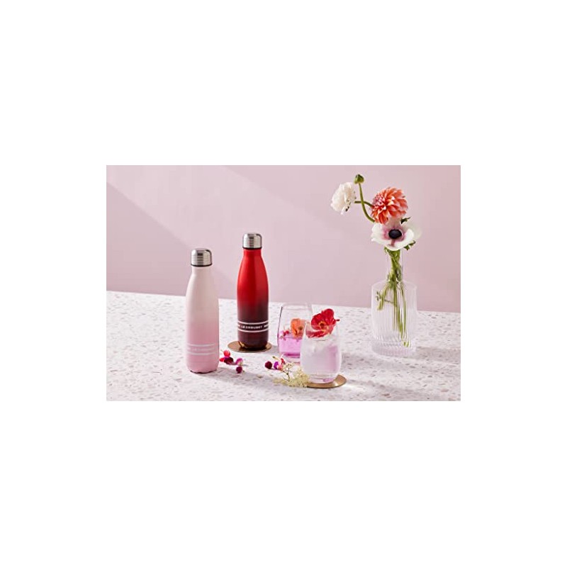 Le Creuset Hydration Water Bottle, 17 oz, Cerise