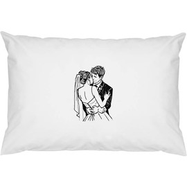 2 x 'Wedding Kiss' Cotton Pillow Cases (PW00034628)