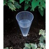Testwest TRADITIONAL CLEAR PLASTIC RAIN WEATHER GAUGE CONE WITH SPIKE
