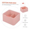 VILLFUL Vanity Organizer for Makeup Tools Dual-layer Cotton Pads Holder