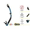 Cressi Unisex's C/Set Big Eyes Evolution+Alpha/UD Snorkeling/Diving Combo, Black/Blue, One