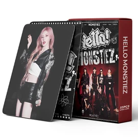 CWED 55 Baby Monster Photo Cards, Hello Monstiez, Kpop Photocards, Blackpink Merch Album, Gift Set for Fan Girls