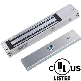 UHPPOTE 600Lb Holding Force Electric Magnetic Lock Including ZL Mount Bracket for Inswinging Door, Electromagnetic Lock with UL-Listed Certification