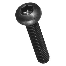 METALLIXITY Pan Head Torx Security Screws Bolts (M6-1x30mm) 20Pcs, Button Torx Head Machine Screws Carbon steel - for Furniture Woodworking Project, Black