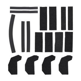 17 Pcs Hard Top Removable Seal Kit, Compatible with 2007-2017 Jeep Wrangler JK and Wrangler JK Unlimited Foam Blocker Replace 68026937AB