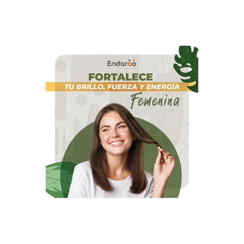Aguaje y Fenogreco Endaroo 100 Cápsulas Suplemento Alimenticio Nutricional