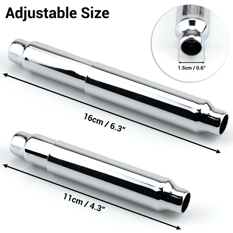 Toilet Paper Holder Replacement Rod Spring Loaded Toilet Paper Holder