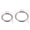sourcing map 30mm 40mm OD 201 Stainless Steel O Rings,