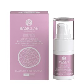 BasicLab Dermocosmetics Regenerierendes und stärkendes Gesichtsserum |15ml | Für Frauen und Männer, Tag und Nacht geeignet | Emulgierendes Serum