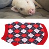 Pet Pig Spring Summer Sleeveless TShirt Pet Vest Sweatshirt Rhombus